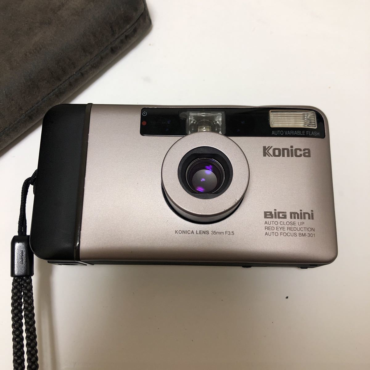ジャンク】Konica BiG mini BM-301 コンパクトフィルムカメラ