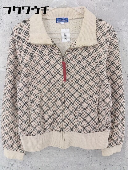 ◇ BURBERRY BLUE LABEL ブルーレーベル ノバチェック 長袖 ジップ 