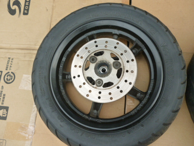 ZRエボリューション　ホイール　前後輪　sa16j ジョグ JOG-ZR EVO エボ (SA16J-902) ホイール前後セット ディスク