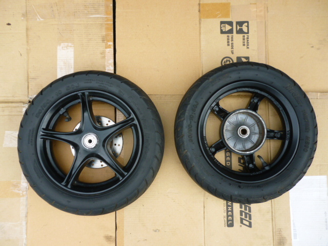 ZRエボリューション　ホイール　前後輪　sa16j ジョグ JOG-ZR EVO エボ (SA16J-902) ホイール前後セット ディスク
