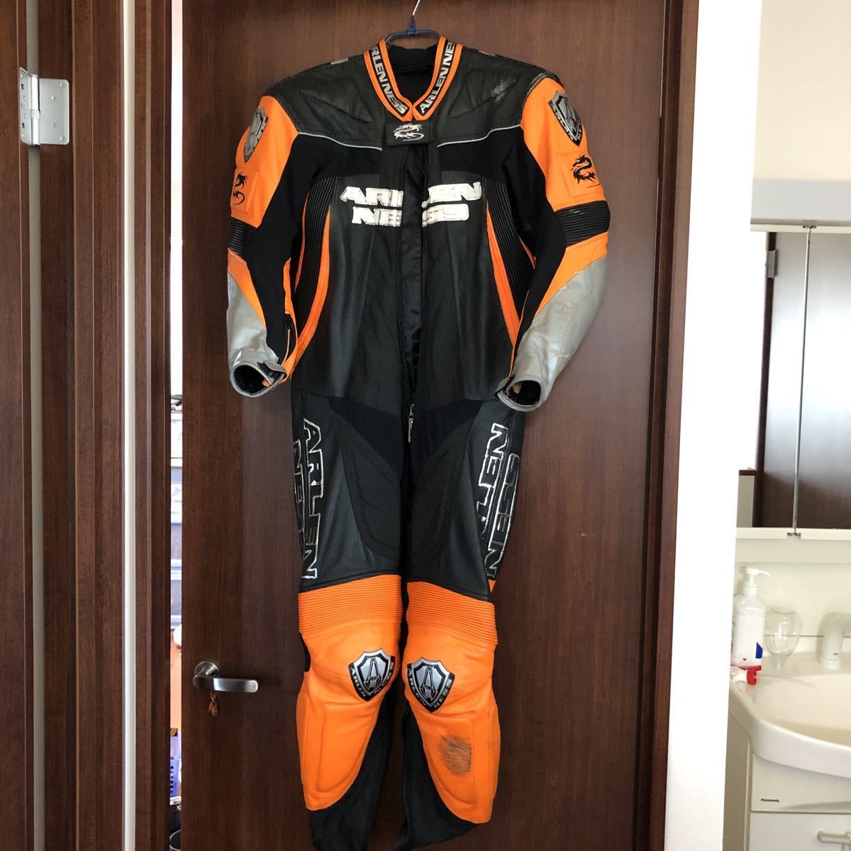 アレンネス 革ツナギ レーシングスーツ Lサイズ アレンネス NESS ARLEN