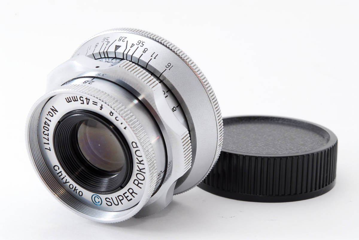 ☆貴重☆ MINOLTA 千代田光学 SUPER ROKKOR 45mm F2.8 Chiyoko 梅鉢
