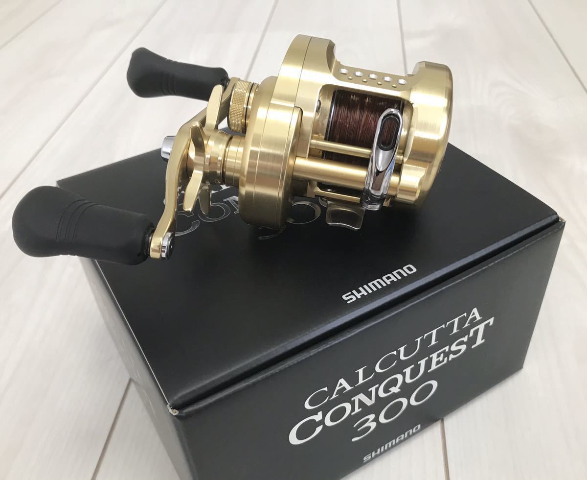 最安値，新作 超 シマノ 18カルカッタコンクエスト300 ビッグベイト 怪魚 ブラックバス シーバス ナマズ 購入 実釣1回 淡水のみ 使用1時間程(シマノ)｜売買されたオークション情報、yahooの商品情報をアーカ シマノ