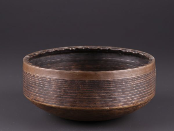 建水 煎茶道具 こぼし 時代物 古銅造 唐物 極上品 中国古玩 在印