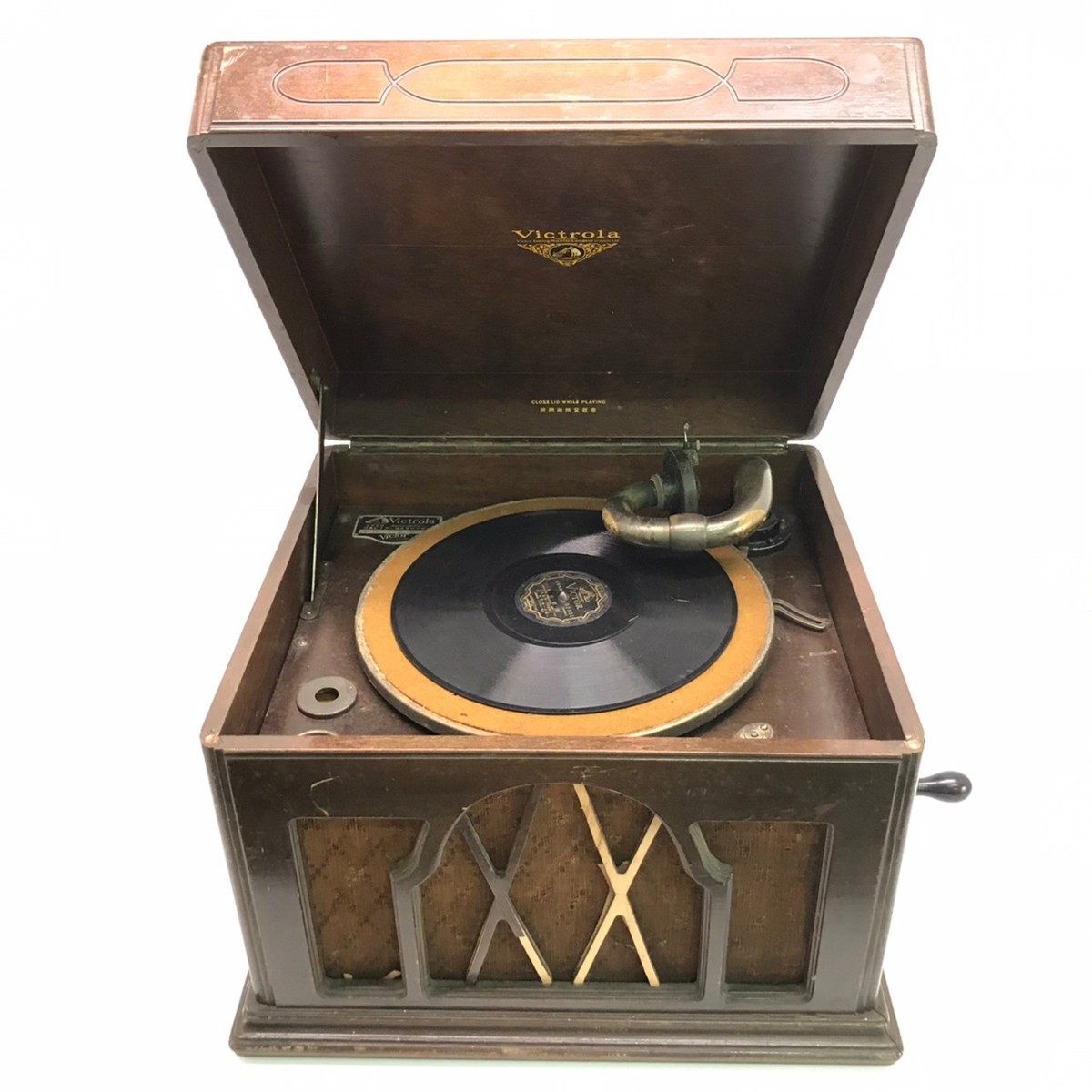  ｂ1361 Victor ビクター Victrola 蓄音機 J1-71 アンティーク レトロ(本体)｜売買されたオークション情報、yahooの商品情報をアーカイブ公開 - オークファン 本体