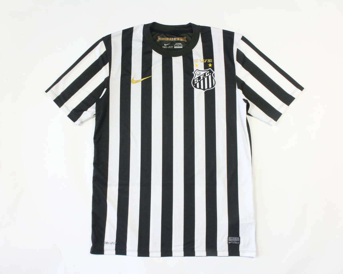 品質保証，爆買い ブラジル製 NIKE ナイキ サントスFC 100周年記念 ユニフォーム M(クラブチーム)｜売買されたオークション情報、yahooの商品情報をアーカイブ公開 - オークファン ユニフォーム