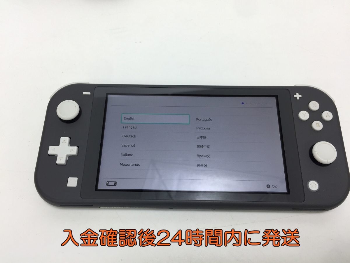 1円】Nintendo Switch Lite グレー 初期化動作確認済み ゲーム機本体