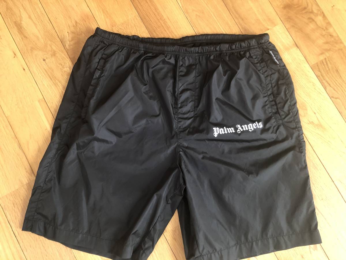 美品☆パーム・エンジェルス Palm Angels☆ナイロンハーフパンツ☆