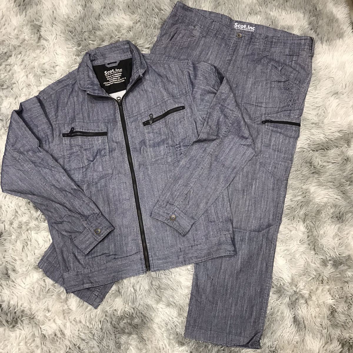 人気定番，爆買い Scot.Inc スコットインク ストレッチスラブデニム 