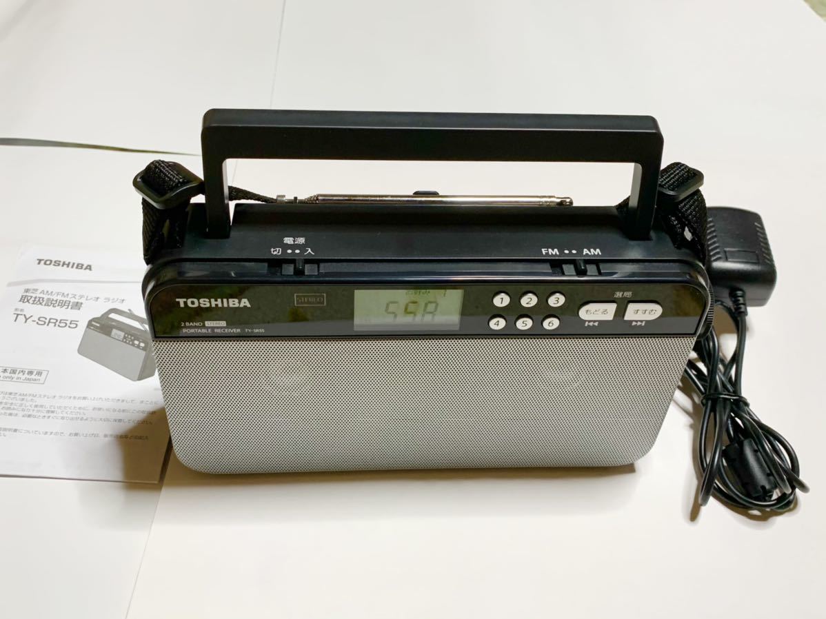 TOSHIBA★AM/FMステレオラジオ ワイドFM対応 ★TY-SR55★シンセチューナー_1