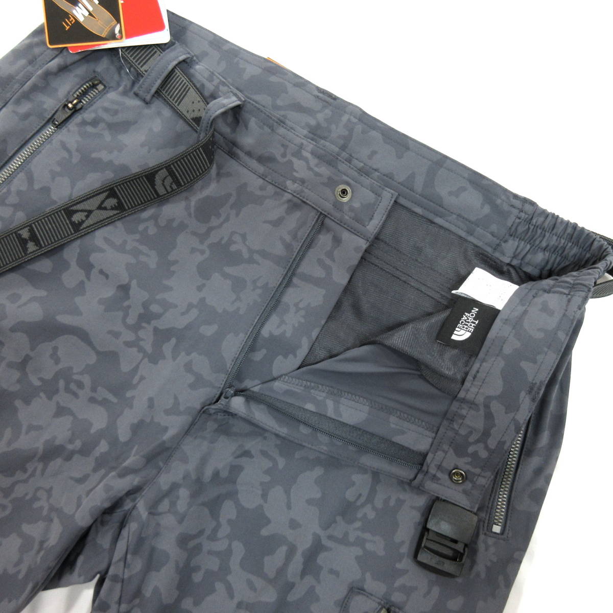 NORTH THE ザ・ノース・フェイス オックス NB32404 FACE（その他）のフリマアイテム一覧 新品●ノースフェイス●DWR 耐久性撥水 クライミングパンツ 84cm 灰/迷彩●THE NORTH FACE スーパーストレッチ
