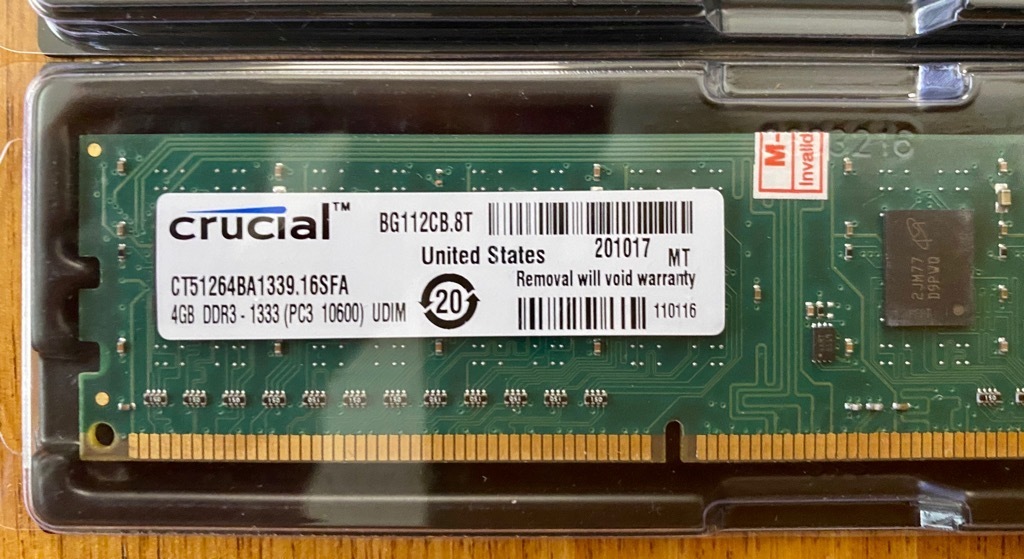 Kit RAM DDR3 16GB (4x4GB) PC3-10600U 1333Mhz - Mémoire DIMM 240 Pins Pour Desktop, Neuf Sous Blister