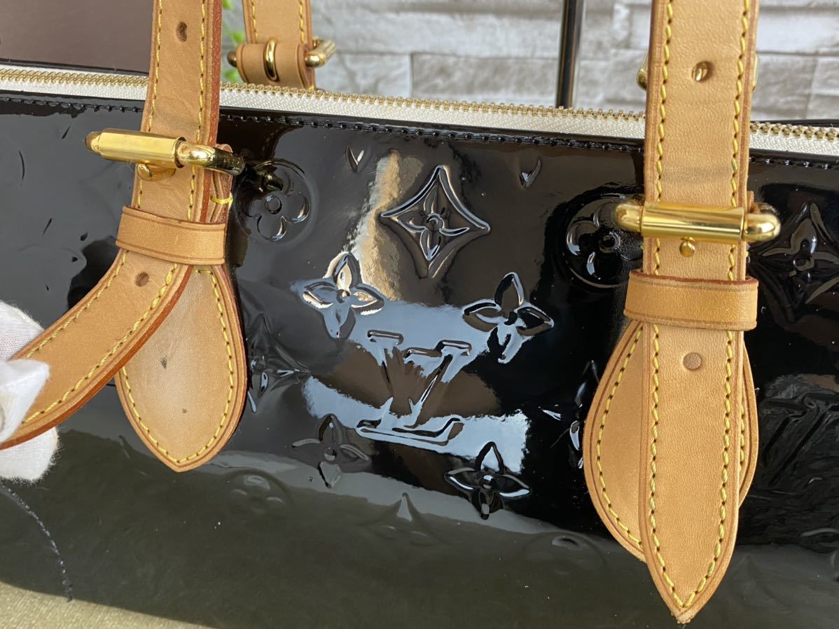 1円スタート☆超美品☆Louis Vuitton ルイヴィトン ヴェルニ ローズ 