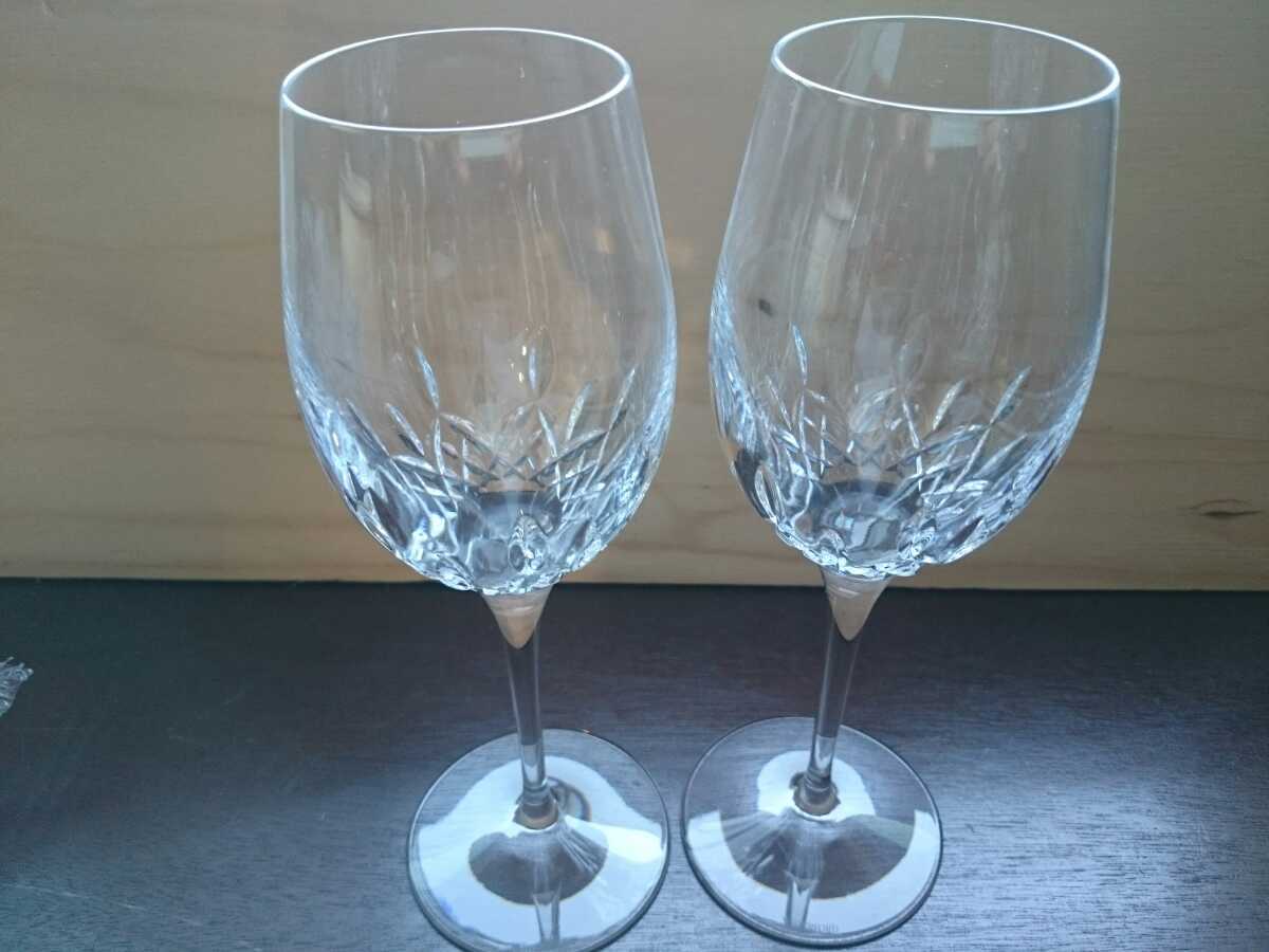 【20102529Dm】WATERFORDペア ワイングラス 箱なし