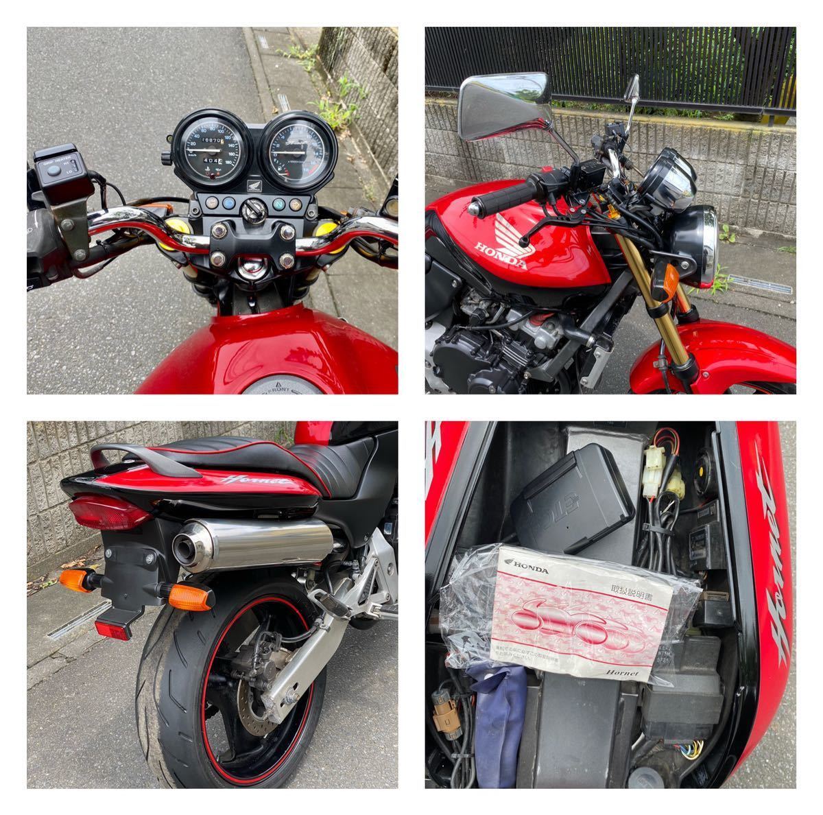 ホンダ ホーネット250(MC31-140) 人気の赤/黒 DX モデル ETC 