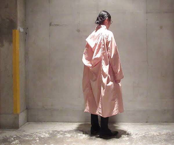 unused 18SS Cotton Gas Cape 黒 3 ライトコットン オーバーコート 