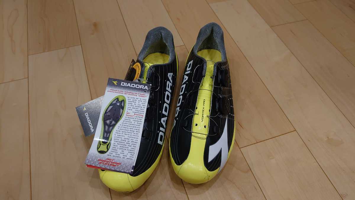 Diadora - Pro Shoes Vortex Cycling II Men Bike Carbon size US-10.5 Mens DDP Shoe News