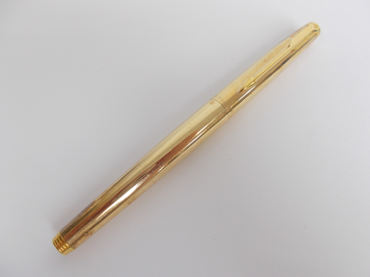 １円～おたからや◆U1107-02◆PARKERパーカー ペン先14K F ゴールド 万年筆