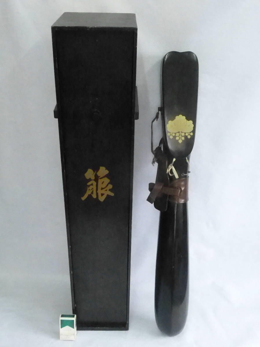 黒漆 時代武具 魁◇時代武具 桐箱付 肥後系統 鉄地透かし鍔 江戸時代