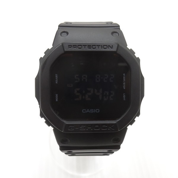 美品 CASIO G-SHOCK DW-5600BB オールブラック ソリッドカラーズ 黒 カシオ Gショック デジタル 腕時計 カレンダー 20気圧 防水_2