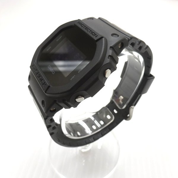 美品 CASIO G-SHOCK DW-5600BB オールブラック ソリッドカラーズ 黒 カシオ Gショック デジタル 腕時計 カレンダー 20気圧 防水_3