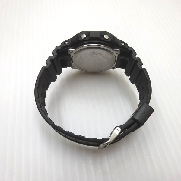 美品 CASIO G-SHOCK DW-5600BB オールブラック ソリッドカラーズ 黒 カシオ Gショック デジタル 腕時計 カレンダー 20気圧 防水_4