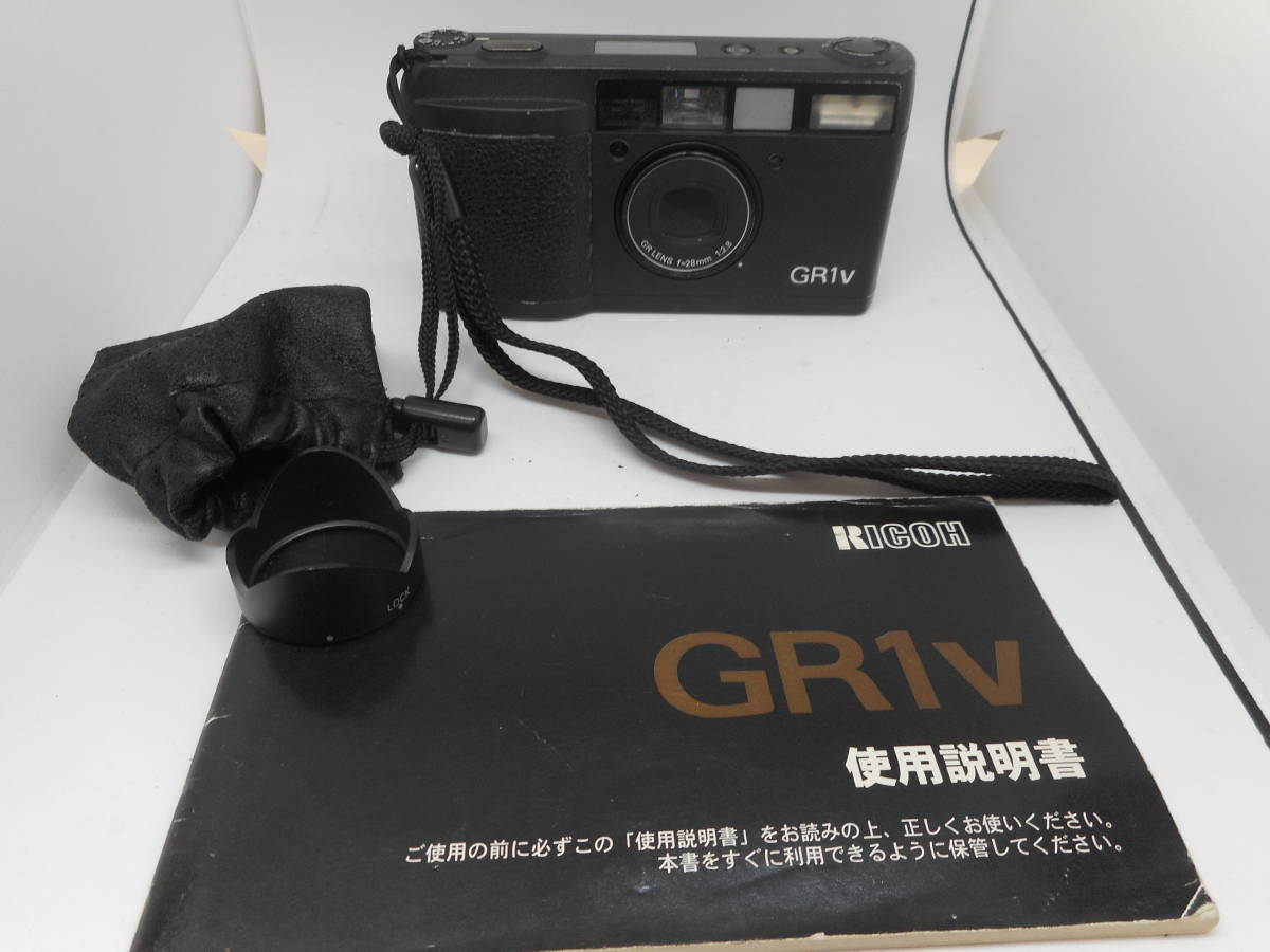 ショッピング価格 ジャンク品電源入らず RICOH GR-1V ブラック (説明書