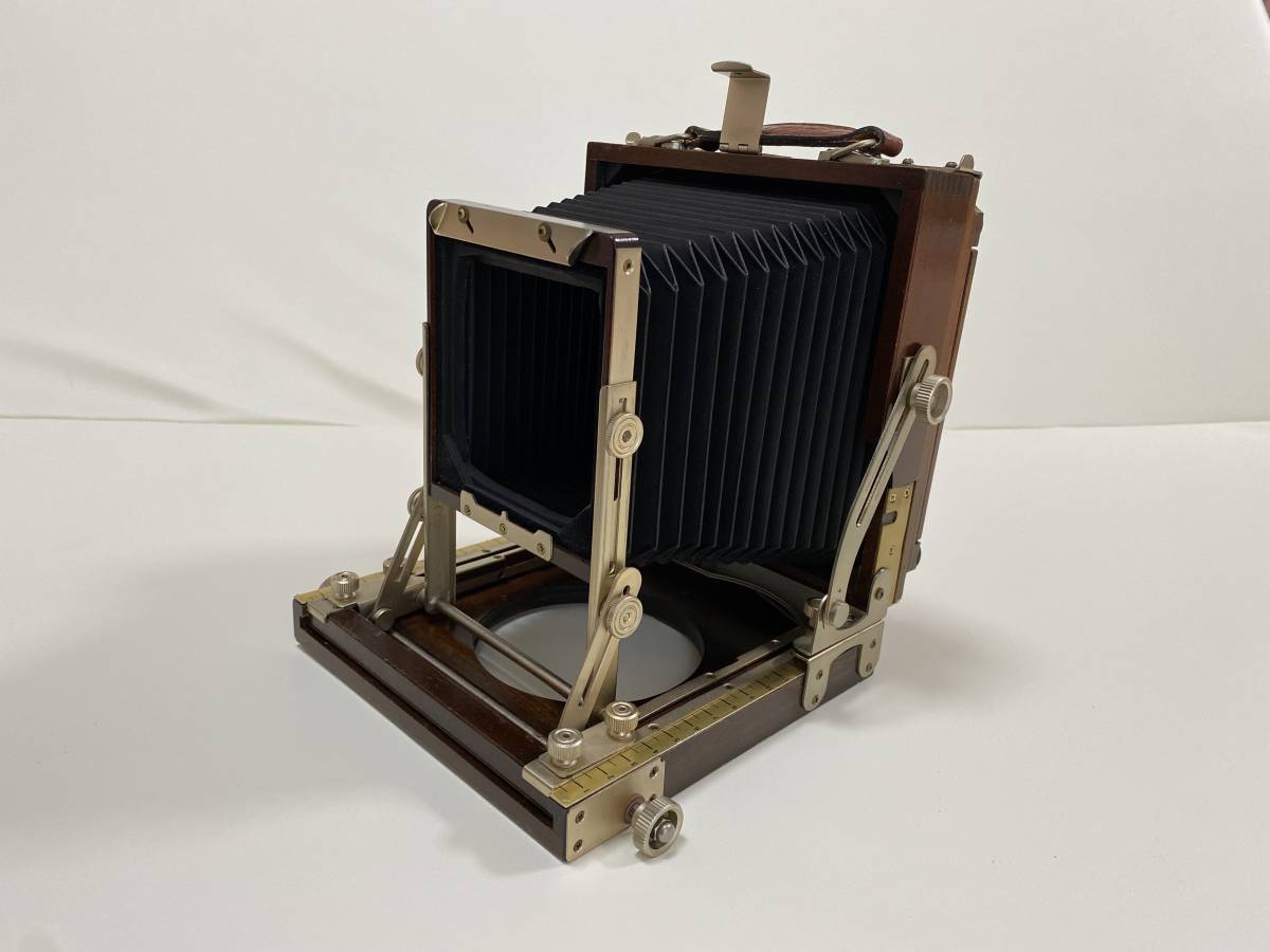 長岡製作所 4x5 木製カメラ 長岡製作所 NAGAOKA 木製 Yahoo!オークション - 大判カメラ 4x5 木製