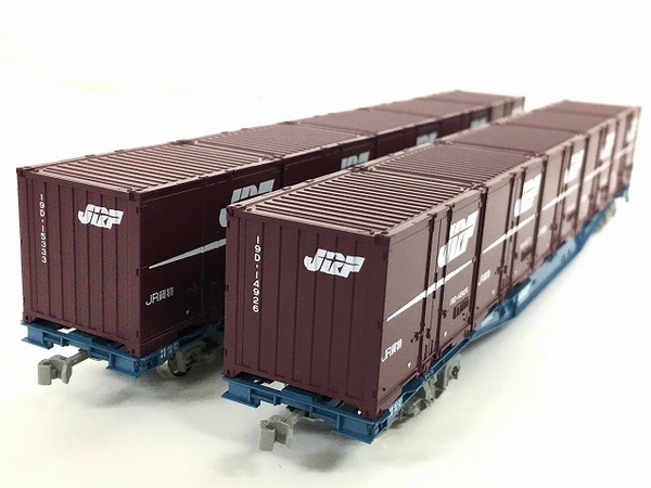 【品質保証，送料無料】 KATO 3-512 コキ104 19Dコンテナ積載 2両セット HOゲージ 鉄道模型 T5161447(貨物列車)｜売買されたオークション情報、yahooの商品情報をアーカイブ公開 - オークファン 貨物列車