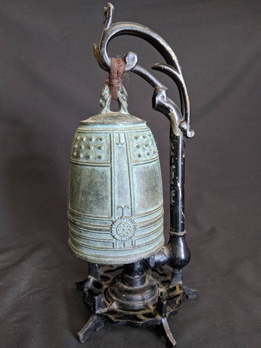 半鐘 仏具 吊り鐘 高岡銅器 鐘銅 仏教 古玩 kdd25@ 古銅 (金属工芸