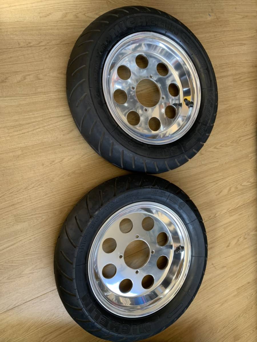 10インチ | モンキー ホイール 2.5J アルミ チューブレス 10インチ2.5J