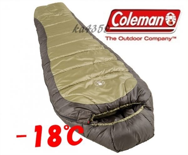 美品 Coleman コールマン 大人用寝袋 マミー型 －18℃まで対応 sleeping 