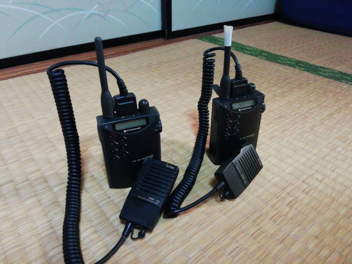 STANDARD(スタンダード) C401 430MHz ハンディー・トランシーバー 2台