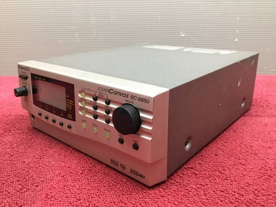 Roland Roland SC-8850 ローランド 音源モジュール☆現状品 SC Roland Roland SC-8850 ローランド 音源モジュール☆現状品 SC