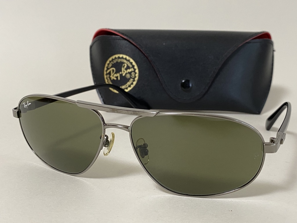  ケース付 RAY-BANレイバン RB3327 Silver/G-15 シルバー61mmサングラス 日本未発売海外限定 キャラバン スモールエクスプローラー系(アビエーター)｜売買されたオークション情報、yahooの商品情報を サングラス