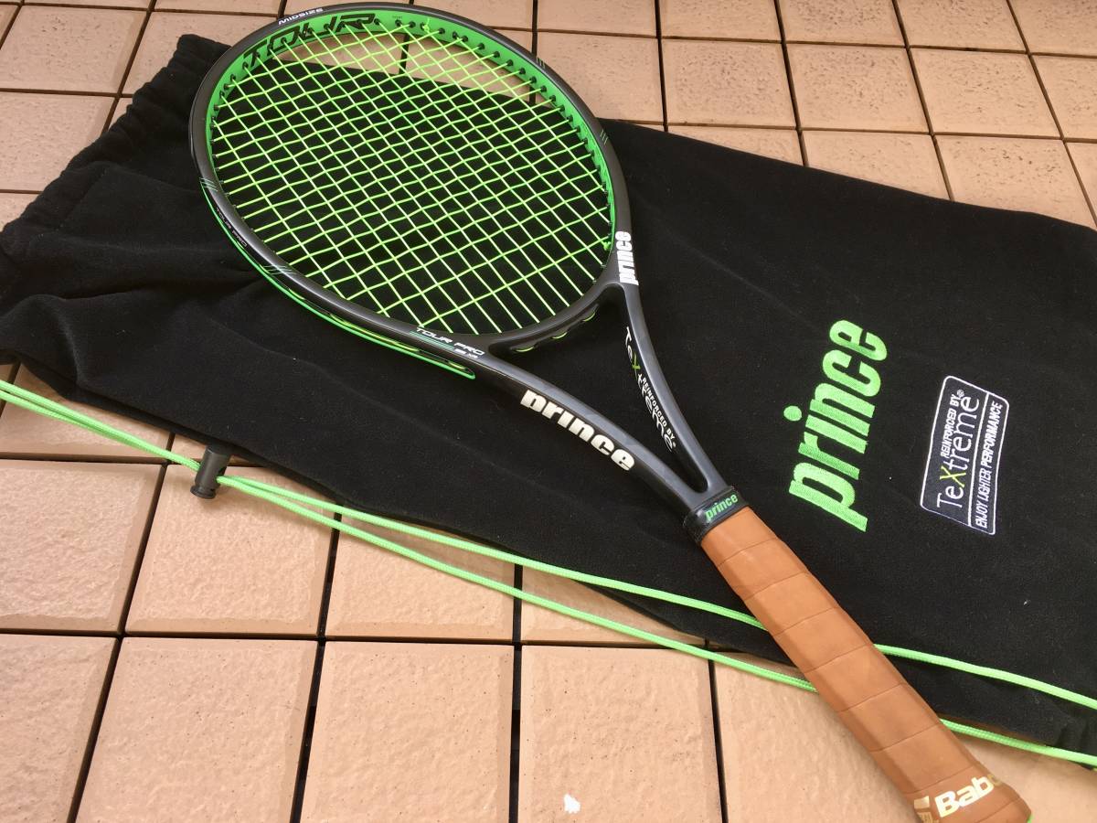 大人気，豊富な Prince TOUR PRO 95XR G3 レザーグリップ ハイパーＧ(プリンス)｜売買されたオークション情報、yahooの商品情報をアーカイブ公開 - オークファン プリンス