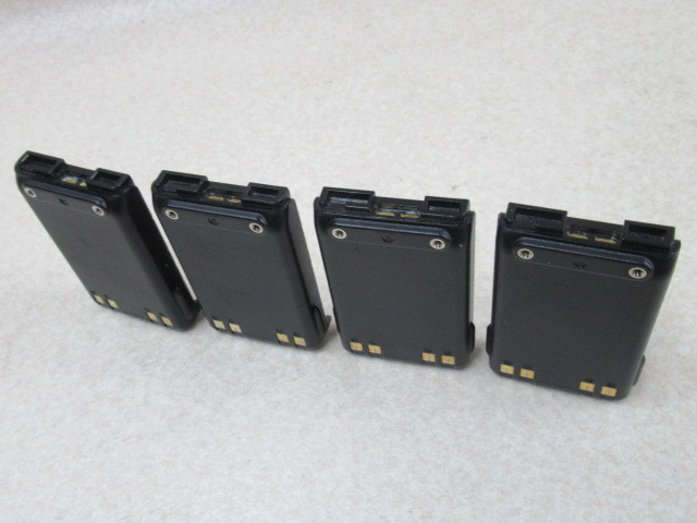 ZZH2 6641※アイコム iCOM Li-ionバッテリーパック BP-274 4台セット・祝10000！取引突破！