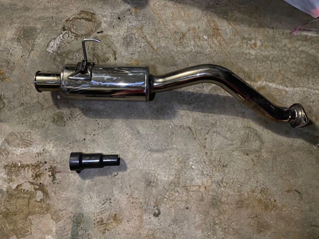 可決 SPOON N1 シビック EK9 EG6用 旧モデル？ サイレンサー付き
