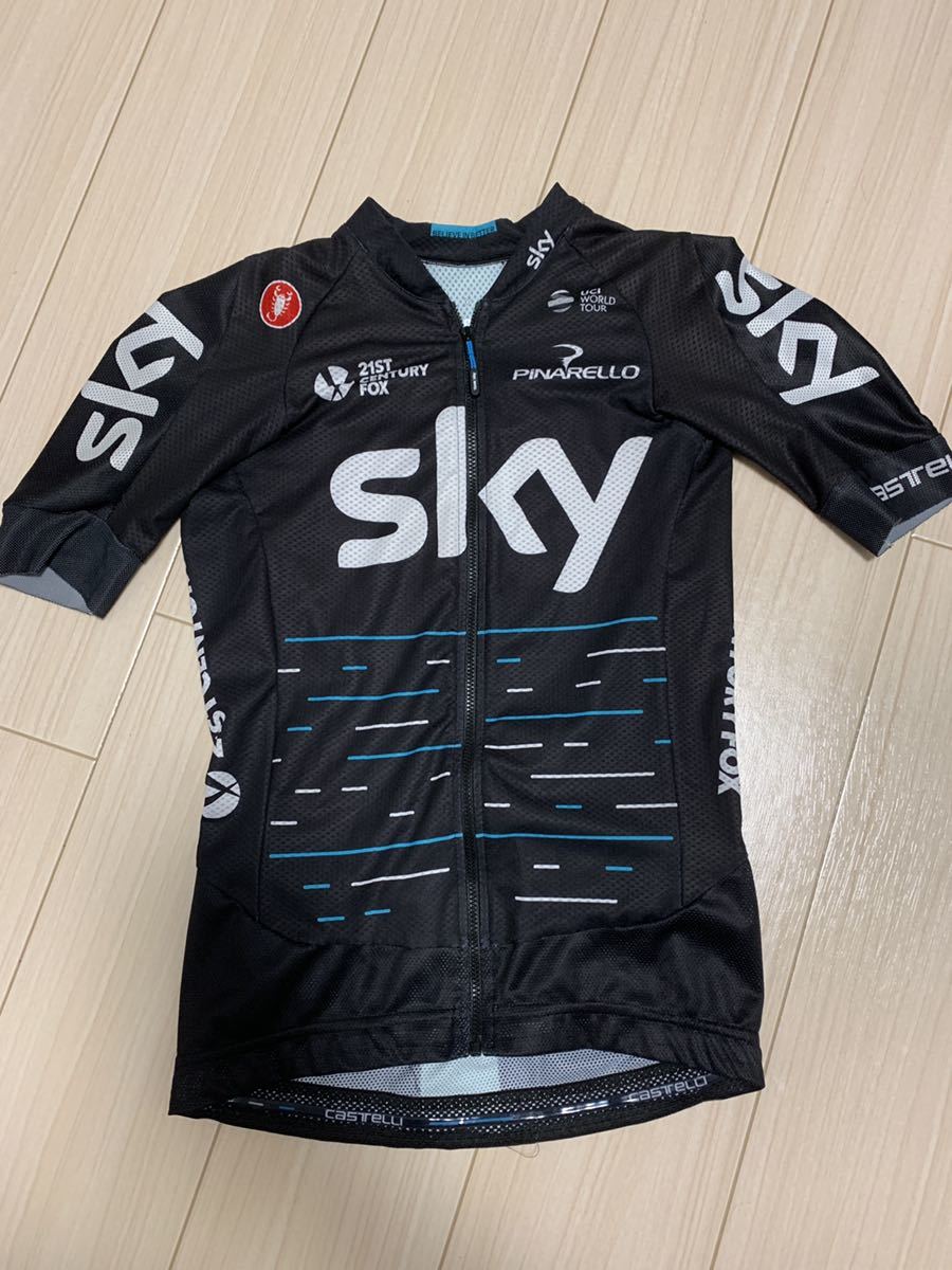 定番人気，最新作 team sky チームスカイ カステリ エアロジャージ AERO RACE 5.1 JERSEY Sサイズ サイクルジャージ(Sサイズ)｜売買されたオークション情報、yahooの商品情報をアーカイブ公開 - オークファン 男性用