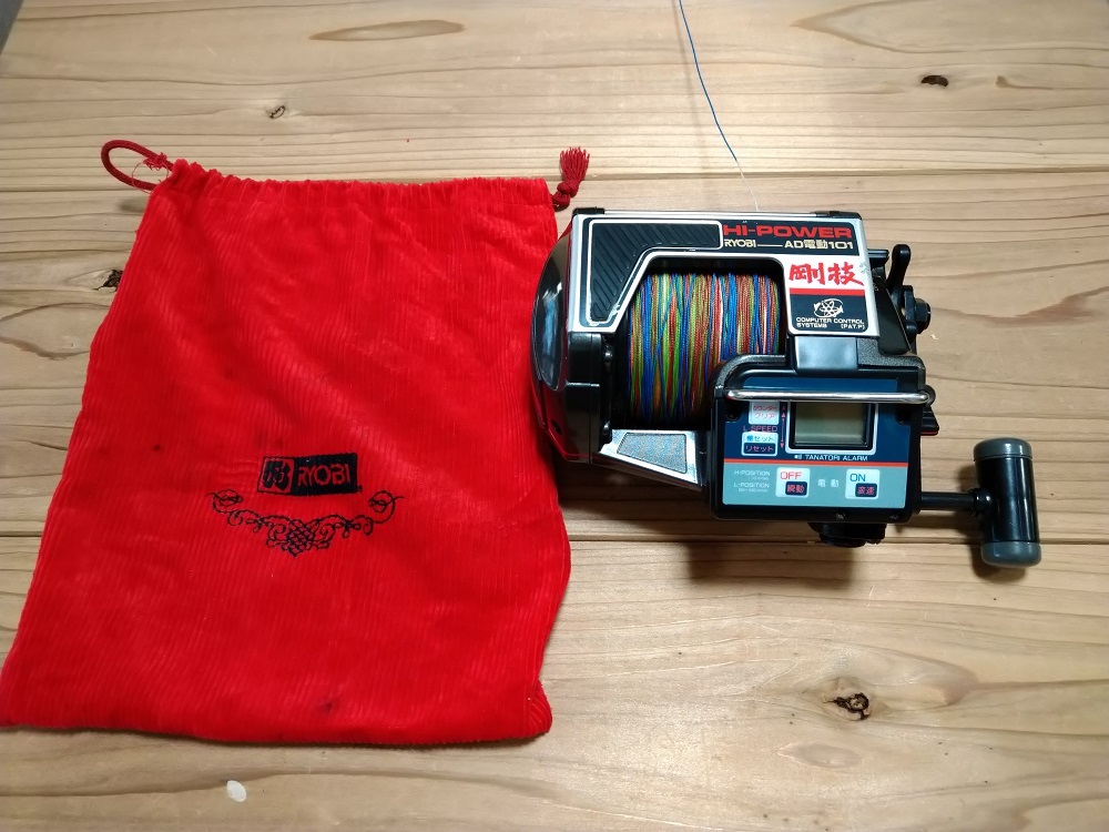 RYOBI AD 電動 101 電動リール ジャンク RYOBI AD電動101 電動リール＊ジャンク品