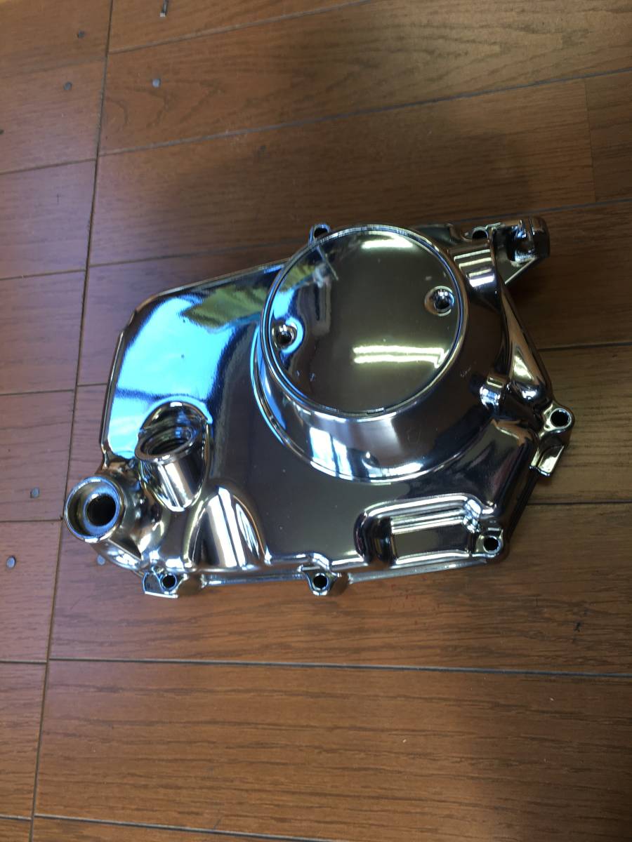 モンキー ダックス シャリー メッキクラッチカバー中古品