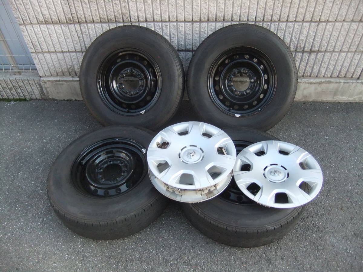 BS '18年』ハイエース スーパーGL 200系 純正ホイール&タイヤ&キャップ