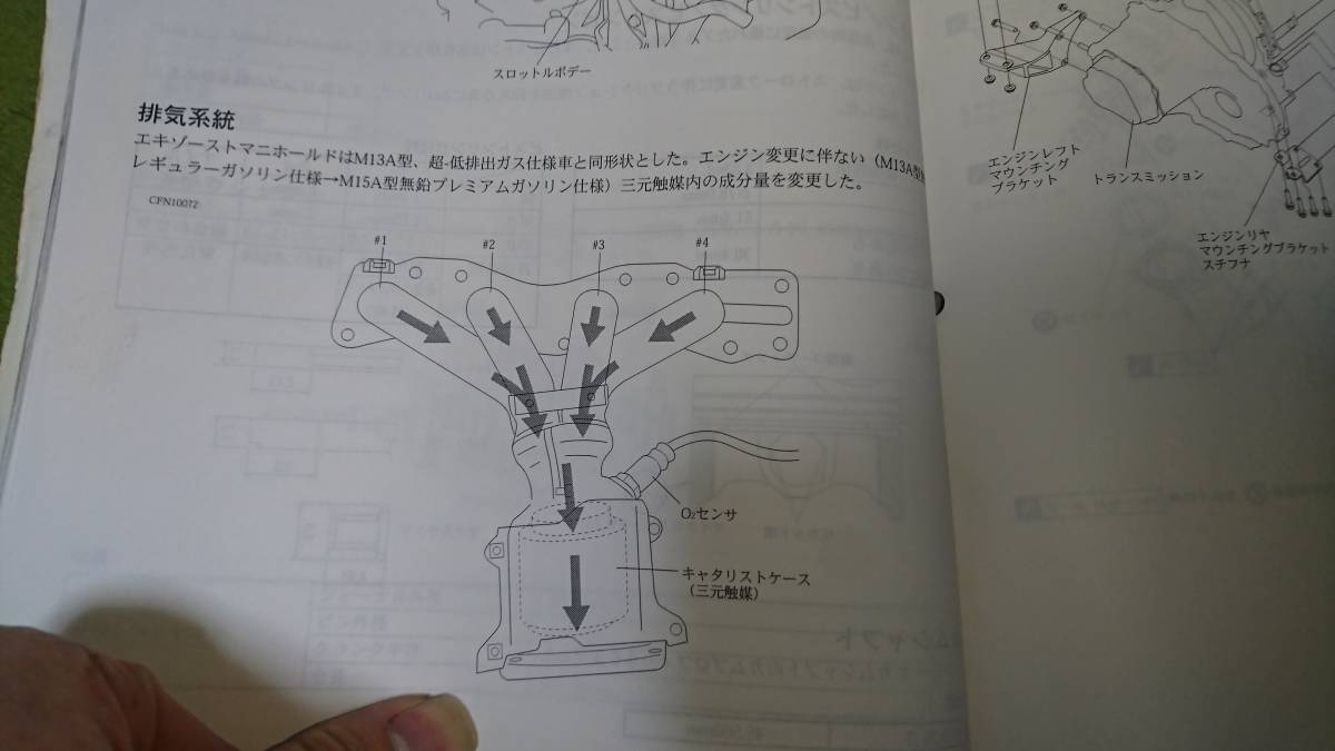 スイフトエキマニ触媒 m15aハニカム崩れナシ MSE 4-2-1ツイン