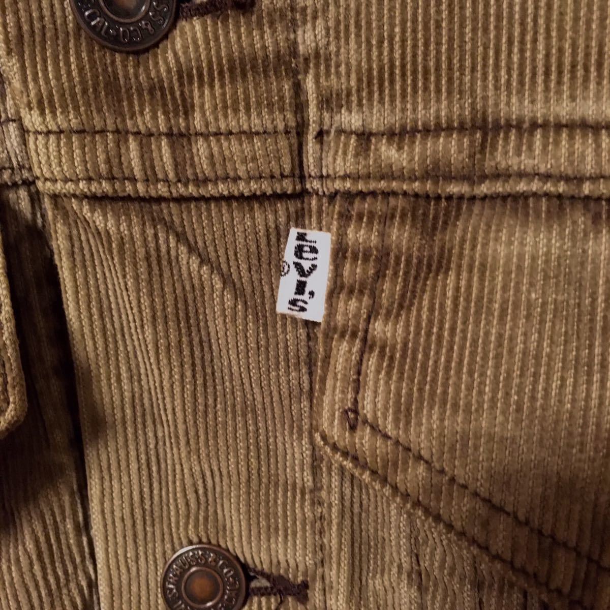 70s USA製 Levi's 70505 1529 ビンテージ コーデュロイ ジャケット