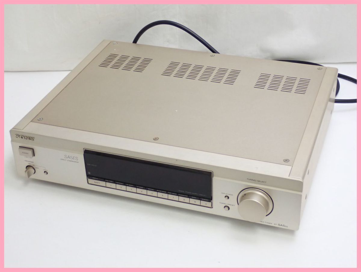 SONY ST-SA5ES ソニー FM⁄AMステレオチューナー FM □□SONY FM⁄AM SONY ST-SA5ES ソニー FM⁄AMステレオチューナー FM □□SONY FM⁄AM