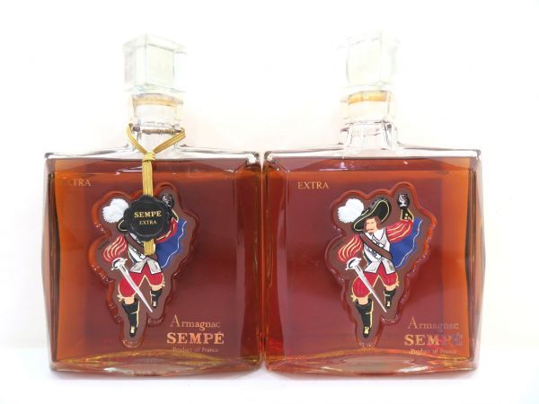 SEMPE アルマニャック 2本セット 古酒 2本セット SEMPE サンペ EXTRA エクストラ Armagnac