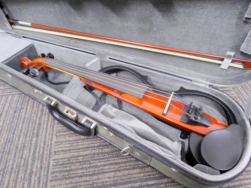 YAMAHA SU-120 サイレントバイオリン ケース付き ヤマハ　Y2075　_1