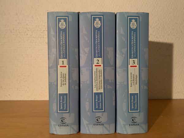 スペイン語文法　Gramatica Descriptiva de la Lengua Espanola. 3 Vols.　スペイン語洋書_1