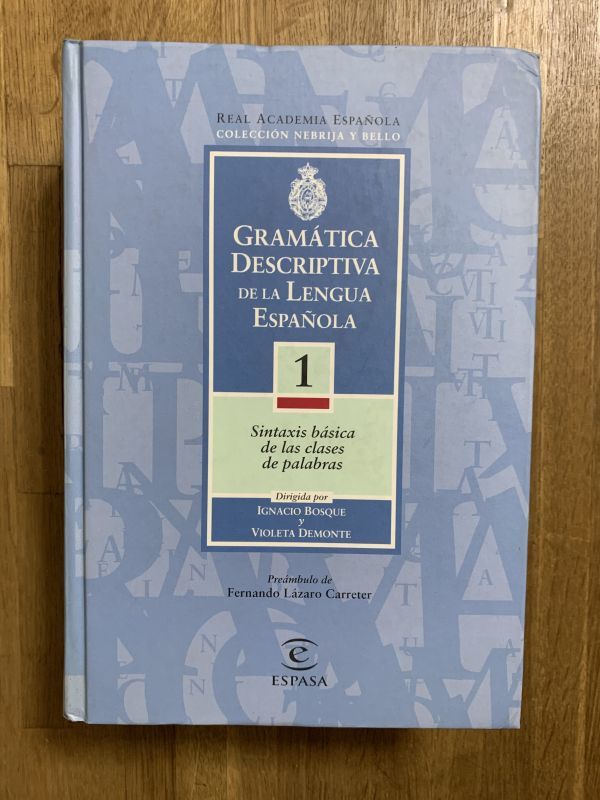 スペイン語文法　Gramatica Descriptiva de la Lengua Espanola. 3 Vols.　スペイン語洋書_2