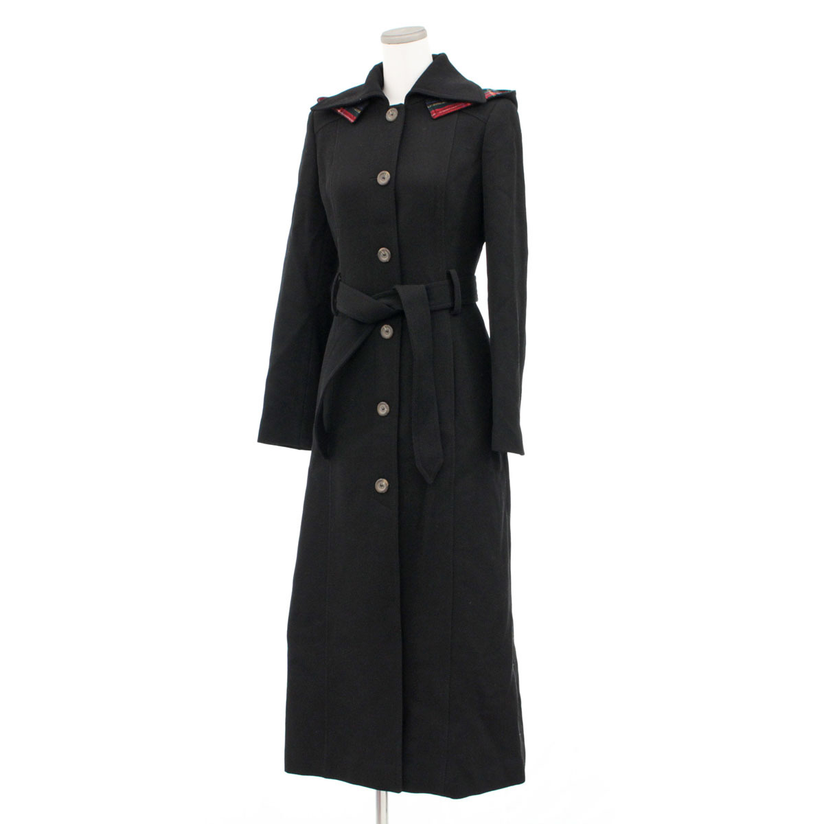 D&G ウールコート　黒　38サイズ美品 良好◇D&G ドルチェ＆ガッバーナ ロングコート サイズ24/38◇ black